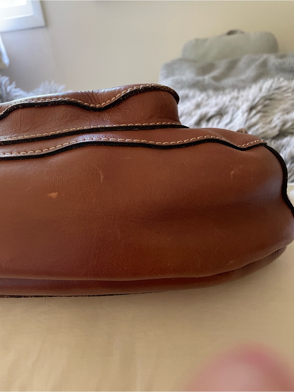 PATRICIA NASH Floral Tooled Leather Saddle Handbag/Crossbody!! - Picture 10 of 12